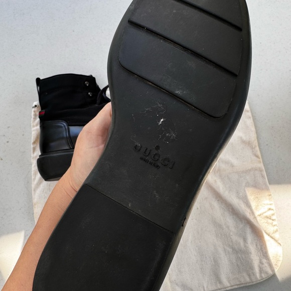 Gucci Vintage Leather Combat Boot - Picture 9 of 10